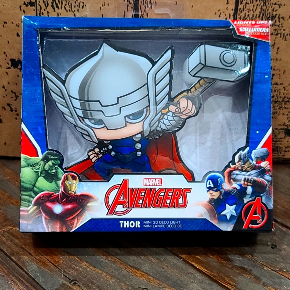 Marvel Avengers Thor Mini 3D light fx. New.
